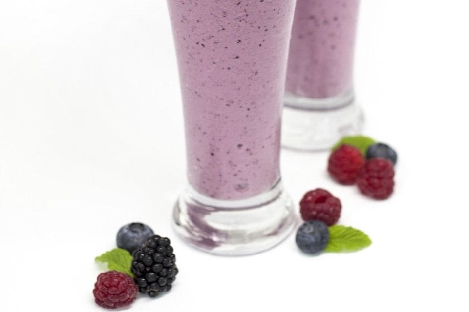 Beeren-Bananen-Smoothie