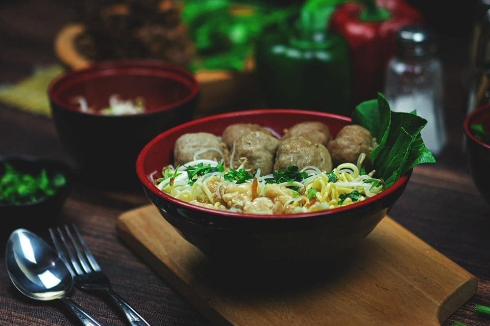 Champignon-Hackepfanne mit Spinat