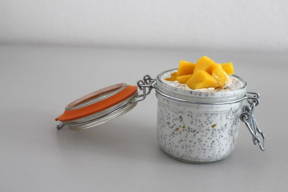 Chia-Pudding mit Mango