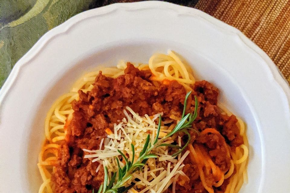 Gemüse-Bolognese zum Einfrieren