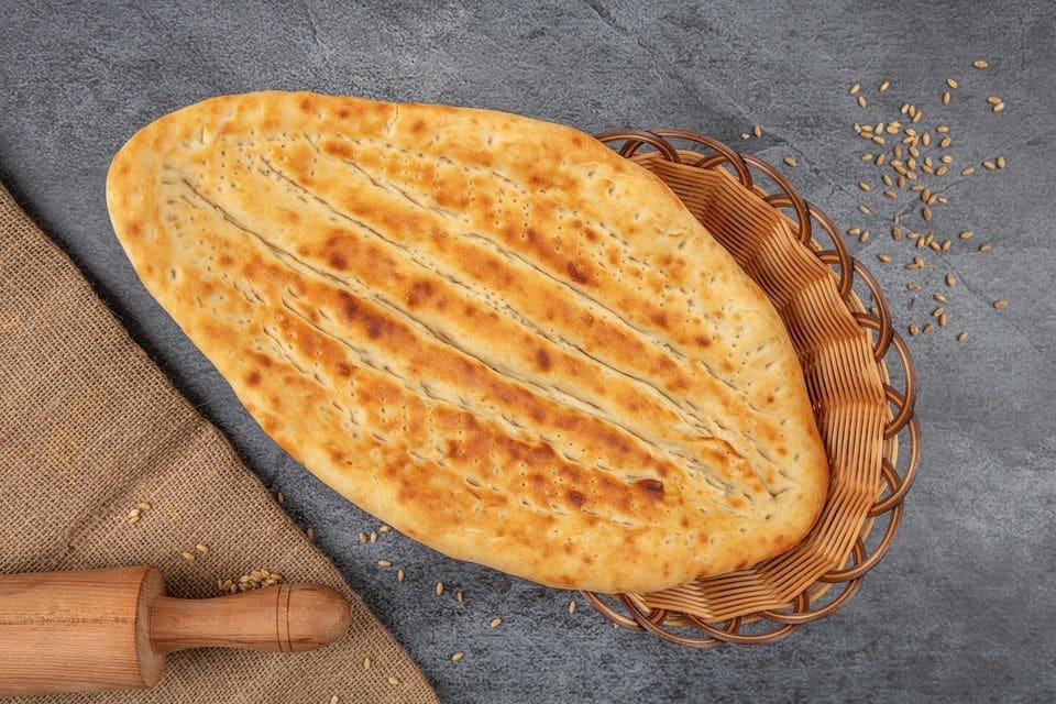 Hefe-Fladenbrot aus der Pfanne