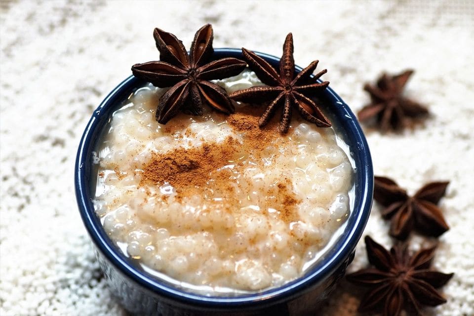 Milchreis mit Zimt und Zucker