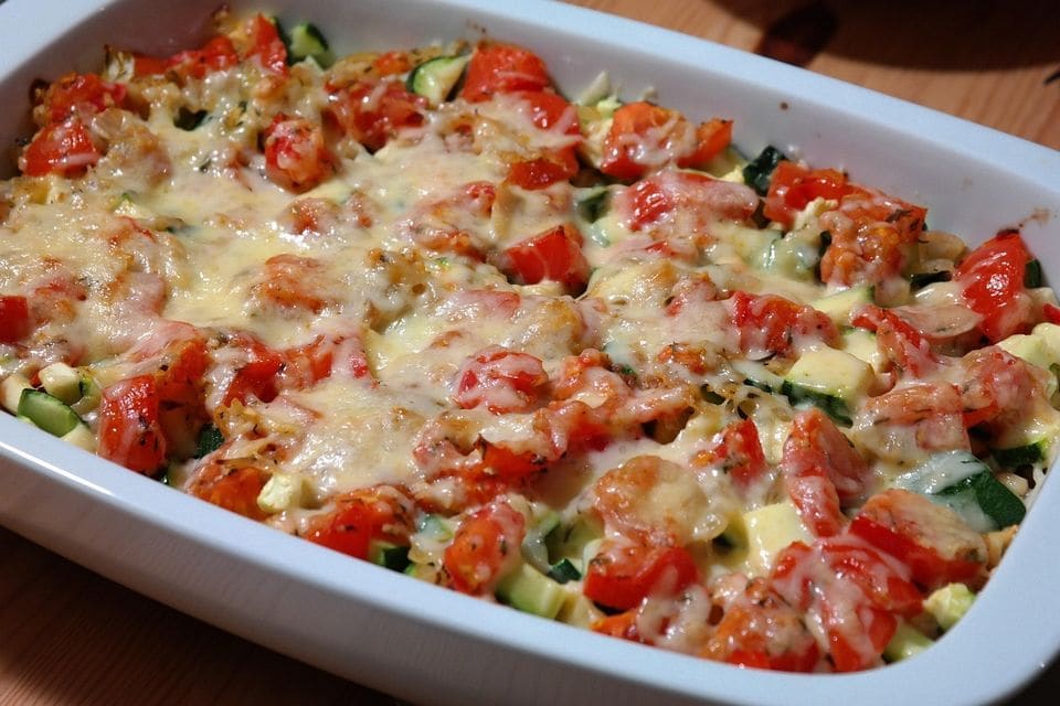 Ofengemüse mit Feta und Kräutern
